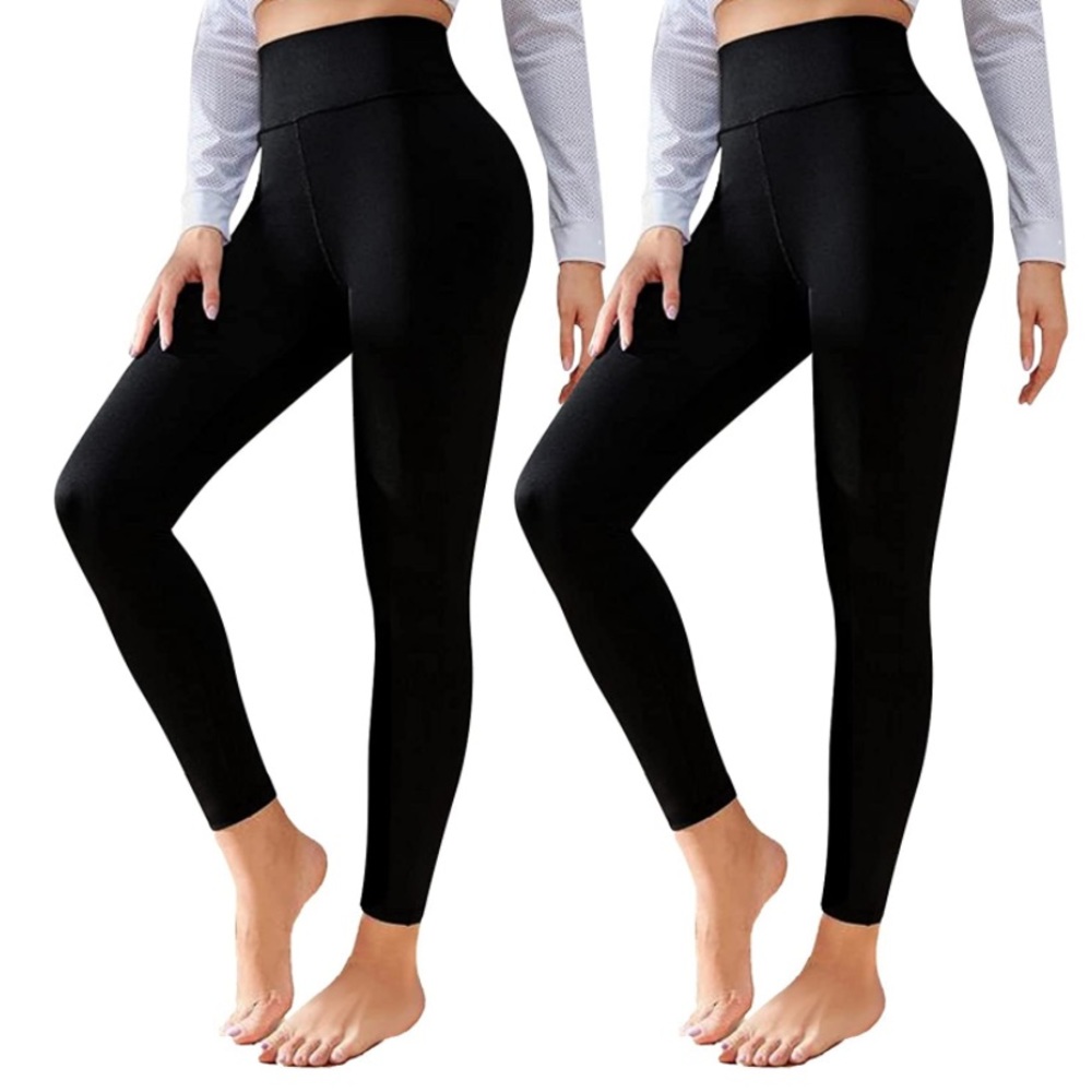 High Waisted Tummy Control Leggings set of 2 Workout exercise daytime/ni…